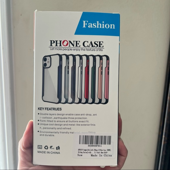 Aedilys Protective Rose Gold Case for iPhone 12 Mini - Picture 5 of 8